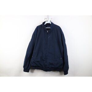 Vintage Ralph Lauren Mens 3XB Distressed Flannel Lined Windbreaker Bomber Jacket